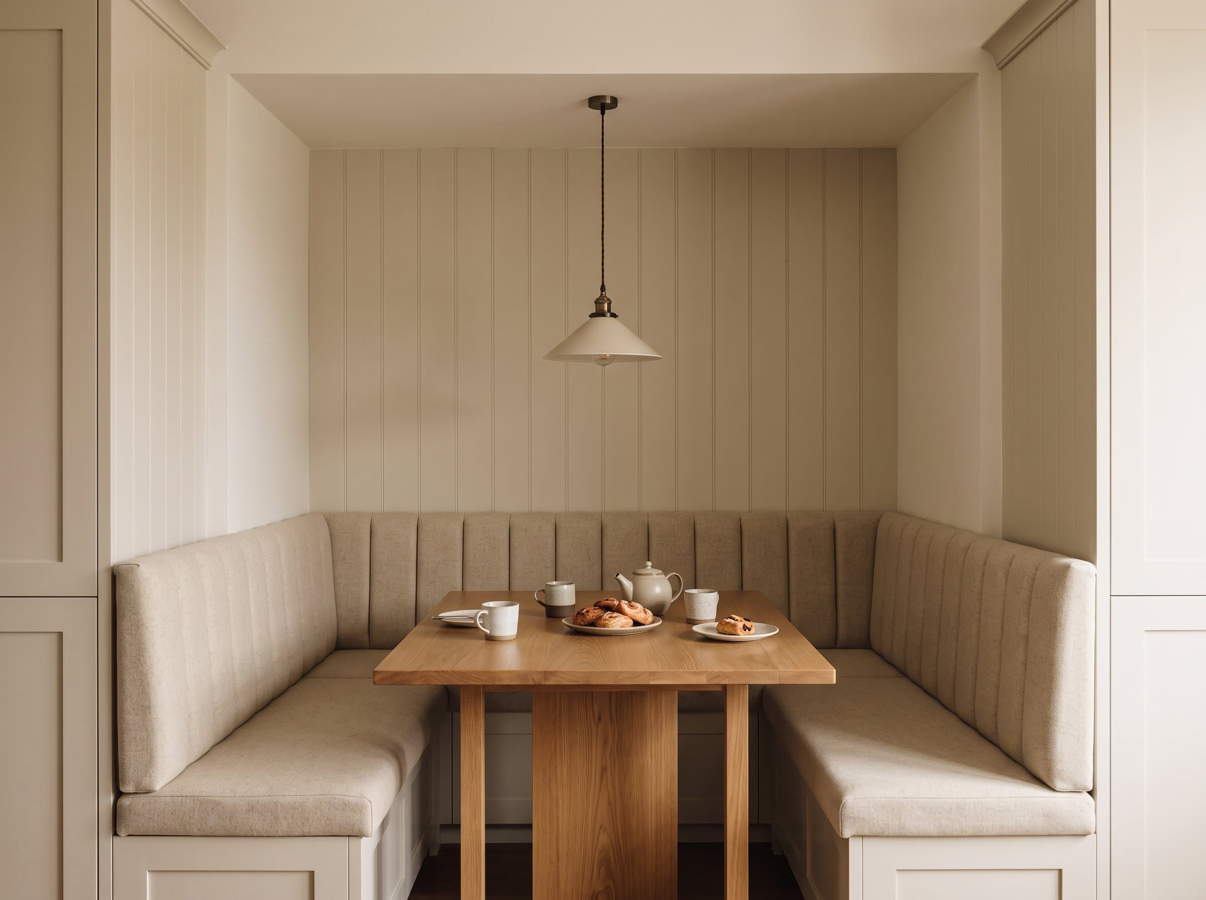 Kitchen booth — made-to-measure banquette